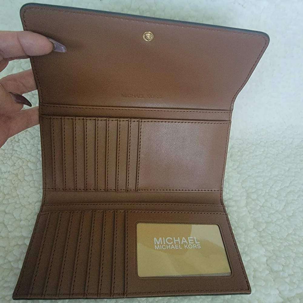 Michael Kors Brown Signature Tote and Wallet Set - Picture 9 of 10